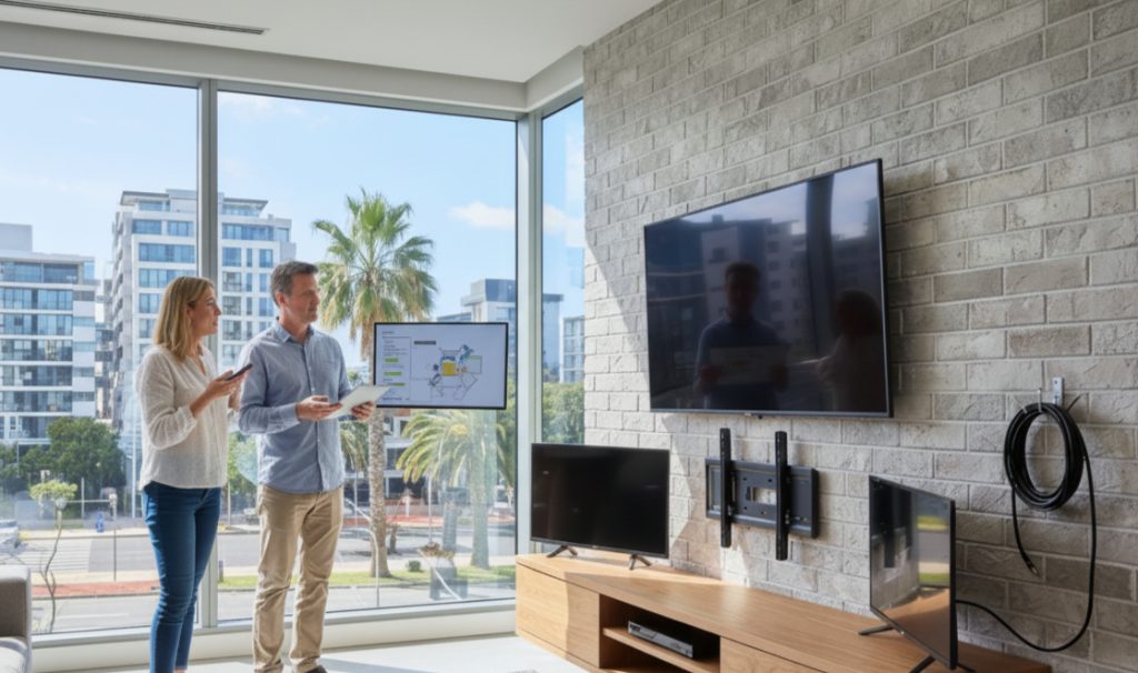 can any tv be mounted to the wall in adelaide