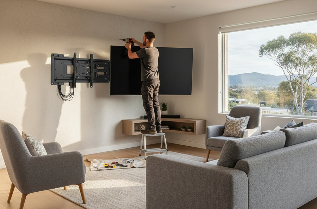 can you mount a tv in a corner in adelaide