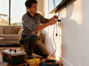 how long does tv wall mounting installation take in Adelaide