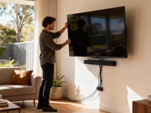how much does professional tv wall mounting cost in Adelaide