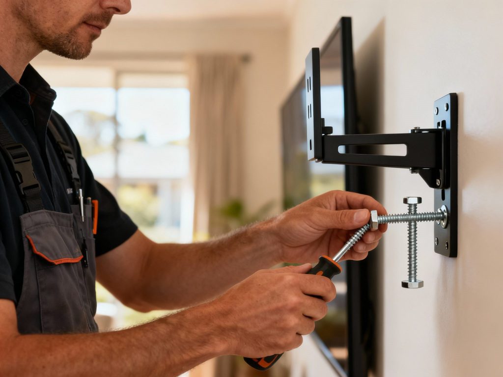 how to mount tv without damaging walls in Adelaide