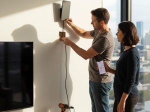 how to install tv antenna cable in wall in adelaide