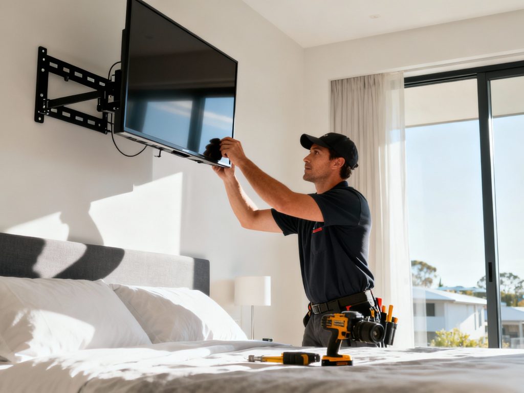 how to mount tv in bedroom safely in Adelaide