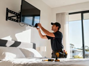 how to mount tv in bedroom safely in Adelaide