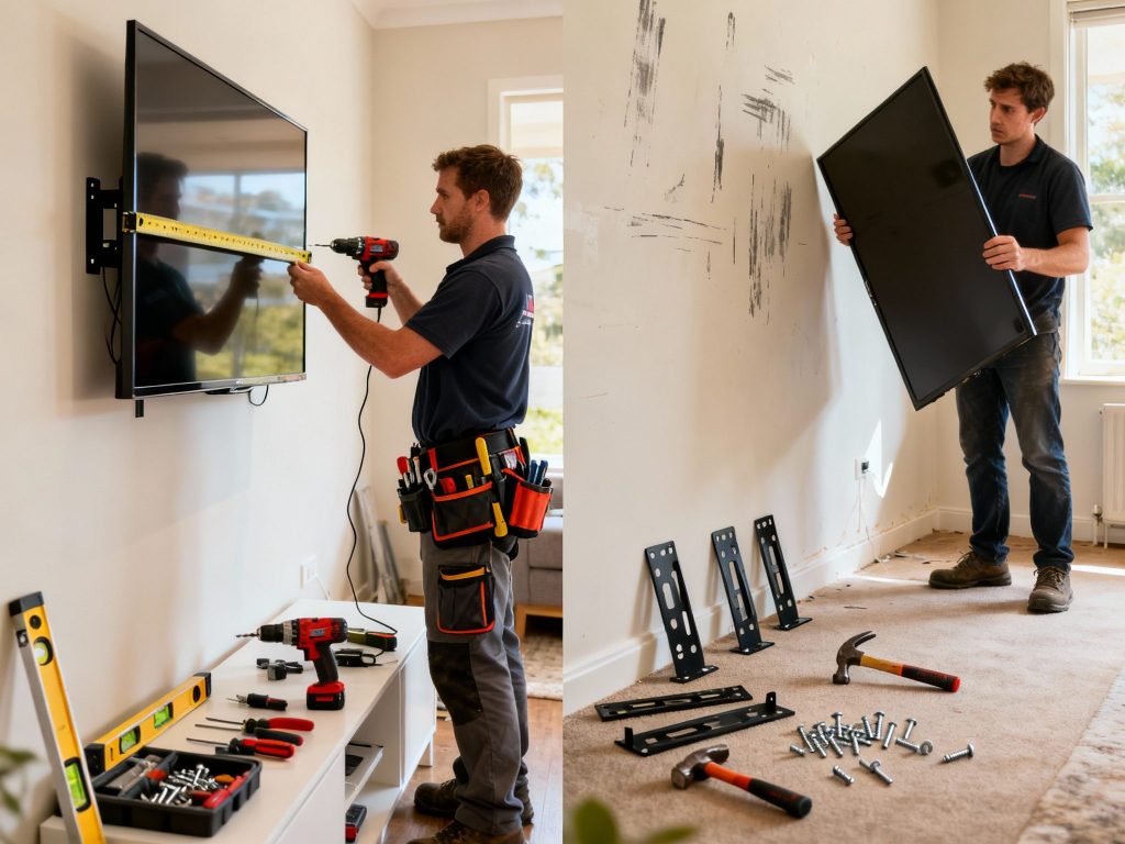professional tv wall mounting installation vs diy